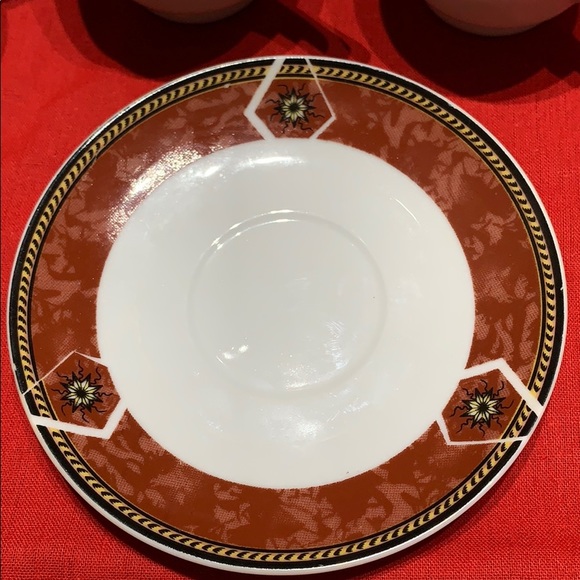 Porcelain set of 6 coffee cups and saucers - Picture 13 of 16